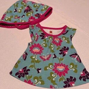 TEA infants Dress & Sunhat, Excellent Condition🌞